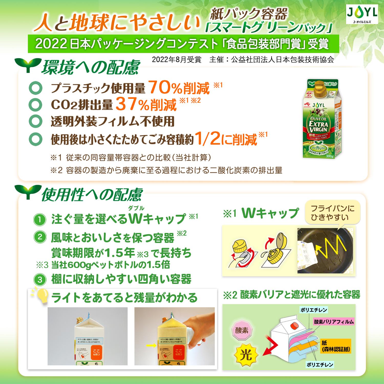 AJINOMOTO オリーブオイルエクストラバージン 300g 6本
