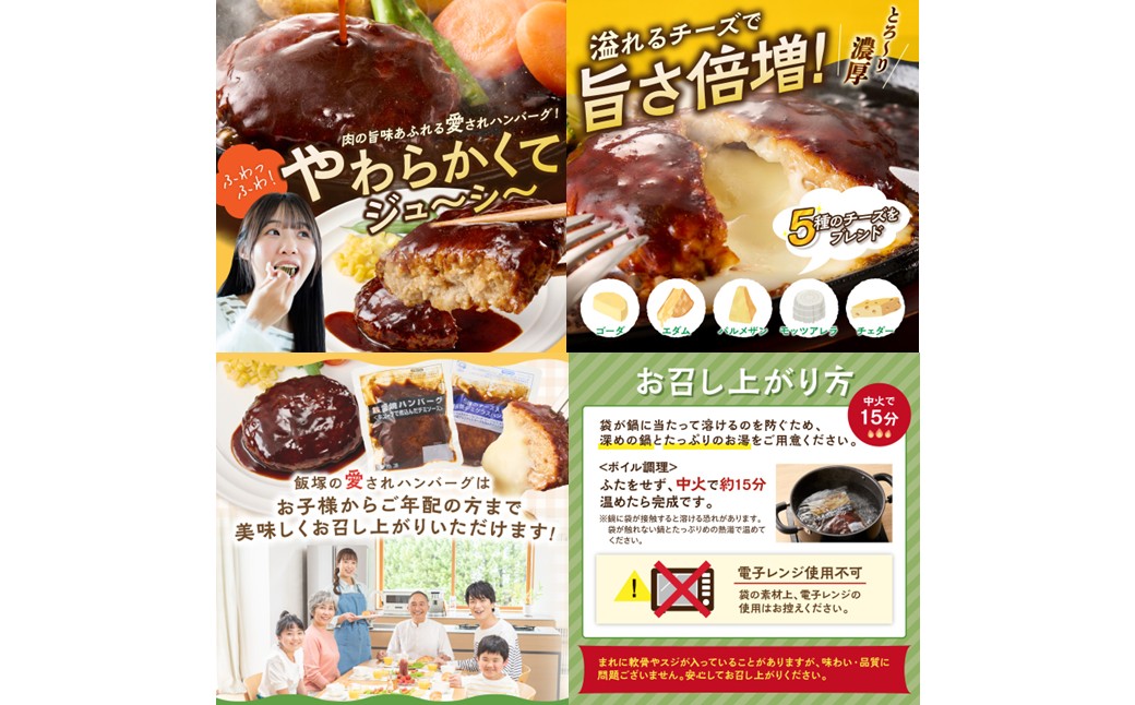 【C-141】鉄板焼きハンバーグ(2種16個)＆はかた地どり炭火焼(1kg小分け)セット