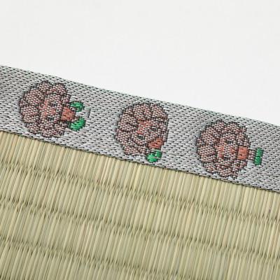 ふるさと納税 大村市 畳屋さんが作った!い草の上敷き(2枚)面ファスナー付(おむらんちゃん縁) |  | 02