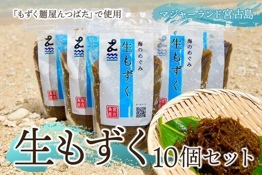 
            MJ03　生もずく10個セット　マジャーランド宮古島
          