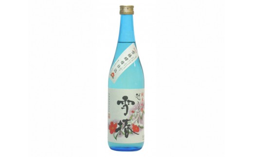 
越乃雪椿 雪椿酵母仕込 純米吟醸（720ml×1本） 日本酒 地酒 純米吟醸 雪椿の花 酵母 贈答 加茂市 雪椿酒造
