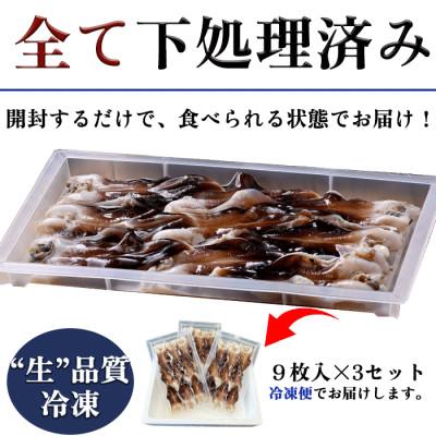 ふるさと納税 南知多町 純国産【貝専門店】 肉厚 トリ貝 刺身 【特大9枚入り】 3セット 岬だより |  | 03