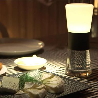 ふるさと納税 京都市 【世界初の全方位受光ソーラー】スフェラーランタン 2色セット(砂時計型のソーラーランタン) |  | 02