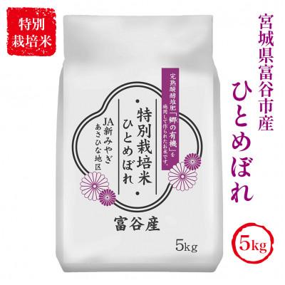 ふるさと納税 富谷市 令和7年産 特別栽培米 宮城県富谷市産 ひとめぼれ5kg (白米)|2025年 宮城産 精米