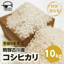 【ふるさと納税】令和6年産 【2025年先行予約】令和7年産 新米 飛騨古川産　特別栽培米　こしひかり 10kg コシヒカリ お米 米 精米 ごはん ご飯 特A 米不足 2024 飛騨市