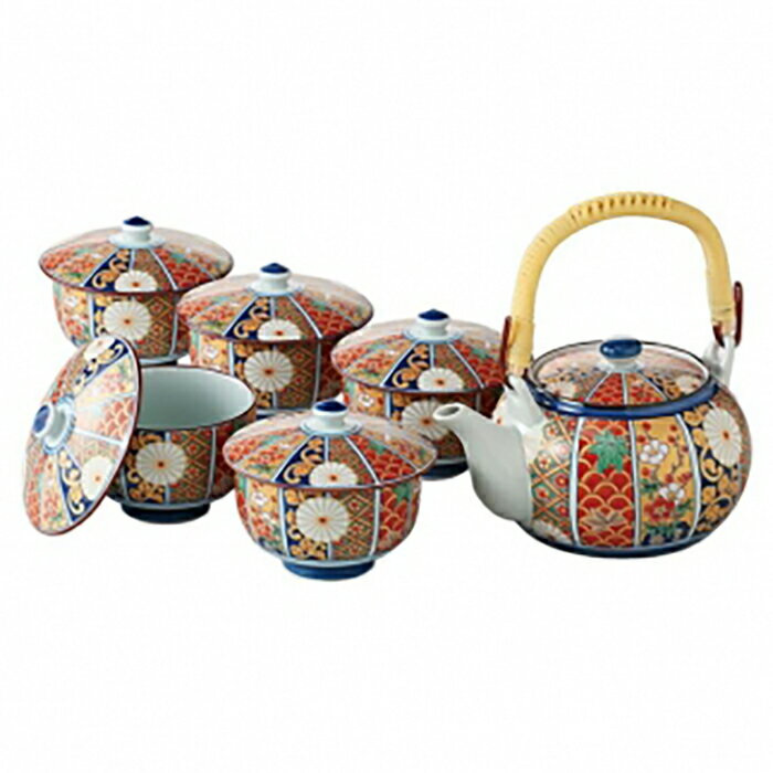 【ふるさと納税】【波佐見焼】金彩古伊万里蓋付茶器セット【西海陶器】 1 52662 | ギフト 陶器 touki おしゃれ 伝統 人気 おススメ 長崎県 長崎 九州 楽天ふるさと 納税 故郷納税 返礼品 支援 波佐見焼き はさみやき はさみ焼き 陶磁器 雑貨 生活雑貨 茶器 セット 焼き物