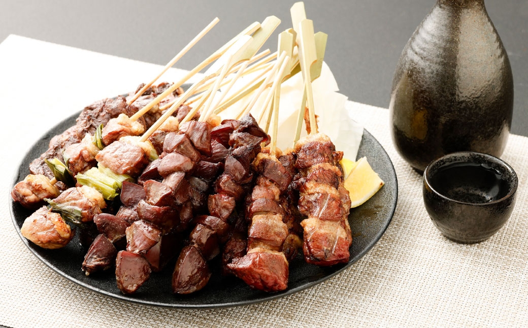 『京鴨』鴨肉ふるさと串盛り 20本セット（約750g）【配達不可：離島】