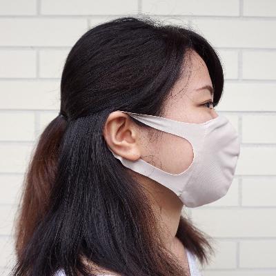 ふるさと納税 紀の川市 普段使いに昼夜問わず使える耳と肌に優しい布マスク(耳ふわマスク)S-Mサイズ、スモークピンク:1枚 |  | 01