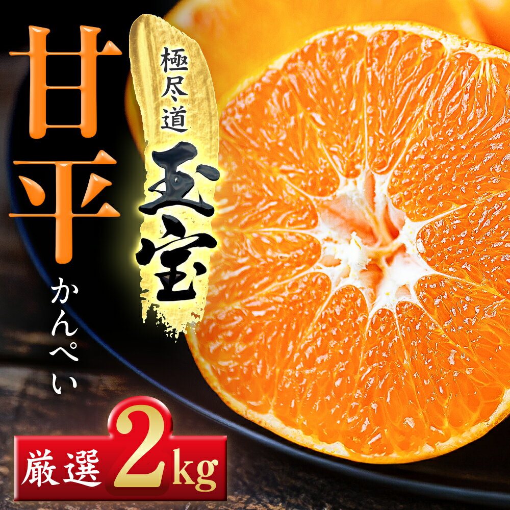 【ふるさと納税】【先行受付】「玉宝ブランド」【甘平】2kg/3kg/5kg/10kg【G1511245】_ みかん 甘平 かんぺい カンペイ 玉宝 愛媛のみかん 柑橘 果物 くだもの フルーツ 美味しい 甘い シャキシャキ プチプチ ご当地 愛媛県 八幡浜市 人気 送料無料 【G1511245】 YWTY032