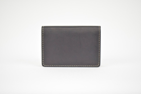 【全7色】栃木レザーの名刺入れ 約50枚収納 ポケット4つ Card holder 02/ブラック/minca　416【雑貨 ファッション 人気 おすすめ 】