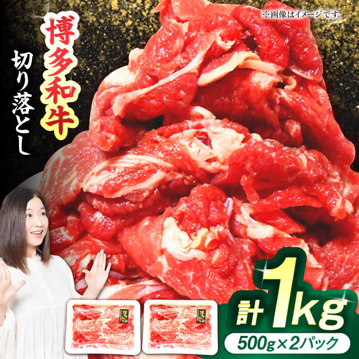 【ふるさと納税】博多和牛切り落とし 計1kg（500g×2パック） お肉 牛肉 福岡 広川町 / 株式会社POWER EAST CONNECTION[AFAZ004]