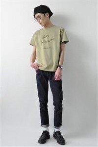 【2サイズ】KEYMEMORY かまくらロゴＴシャツ　BEIGE