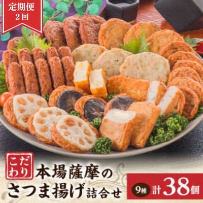 
                  ＜毎月定期便＞鹿児島 さつまあげ 松野下蒲鉾 さつま揚げ詰合せ BB5-0011全2回【4088170】
                