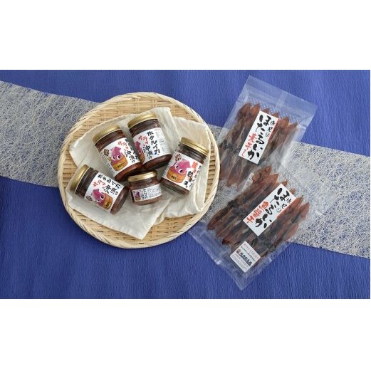 【1月以降順次発送】越中氷見屋　ホタルイカ沖漬け4種・甘酢漬け・素干し・魚醤干し（B1セット）　【魚貝類・加工食品】_イメージ3