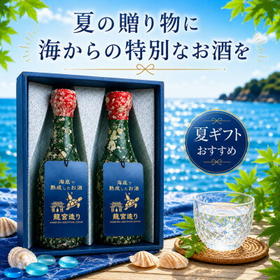 【ふるさと納税】【ギフトセット】海底で熟成した日本酒 純米吟醸 2銘柄×各1本(300ml)【1754122】