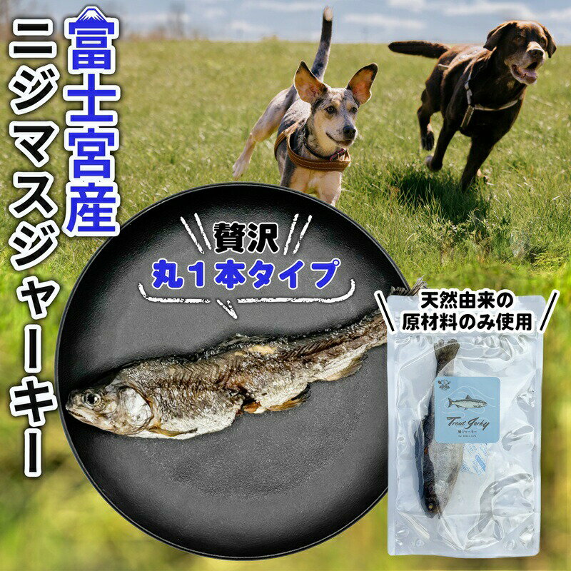 【ふるさと納税】WILD KITCHEN 犬猫用ニジマスジャーキー 丸ごと1本　送料無料 静岡県 富士宮市