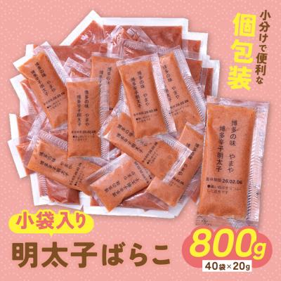 ふるさと納税 福智町 【先行受付】やまや 明太子ばらこ小袋入り (20g×40) |  | 01