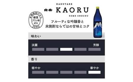 球磨焼酎 「 白岳KAORU 星空ボトル 900ml 」 6本 焼酎 お酒 酒 アルコール 米焼酎 白岳 KAORU 白髪岳 フルーティ 吟醸香