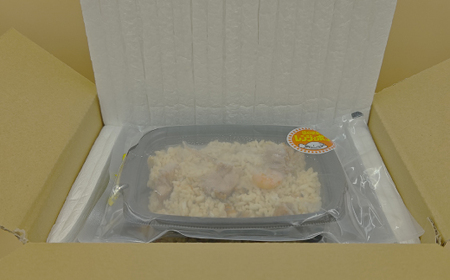 山里のとり肉おこわ(4パックセット)【配送不可地域：離島】【1577688】