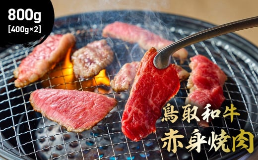 鳥取和牛 赤身焼肉 800g ( 400g × 2 ) 国産 牛肉 赤身 和牛 黒毛和牛 ブランド牛 焼肉 焼き肉 肉 鳥取県 倉吉市 KR1448