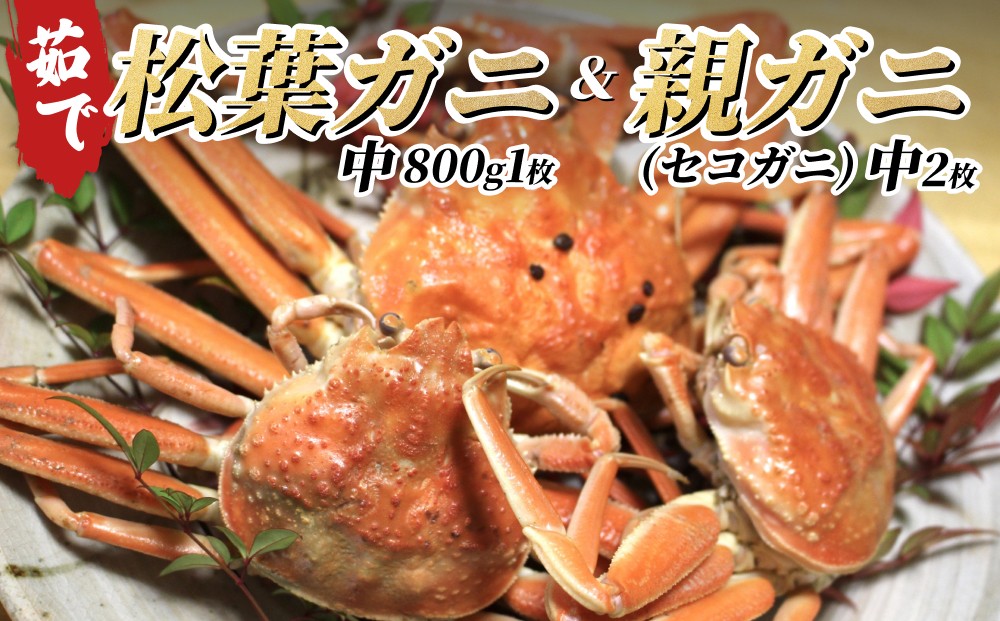 
                  松葉がに＆親がにセット（ボイル）｜鳥取 岩美町 松葉ガニ ずわいがに ※お届けは2026年11月中旬～【22008-1】
                