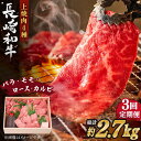 【ふるさと納税】【全3回定期便】長崎和牛 長崎和牛 上焼き肉 4種 詰め合わせ セット 総計2.76kg (920g/回)【株式会社 OGAWA】[QBI015] 焼き肉セット 牛肉 赤身 バラ モモ ロース カルビ 和牛 焼肉 ステーキ 薄切り クリスマス 11万6千円 116000円