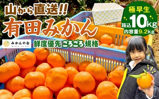 
            みかん 極早生 山から直送 箱込 10kg (内容量約 9.2kg) 採れたてそのままごろごろ規格 有田みかん 和歌山県産 【みかんの会】みかん 果物 みかん フルーツ みかん 和歌山 みかん 柑橘類 みかん 和歌山県産 みかん 有田 みかん
          