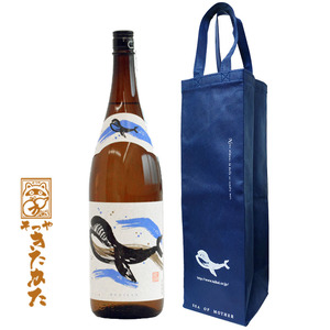A1-3355／【大海オリジナル手提げ袋付き】くじら　25度（芋焼酎1800ml×1本）