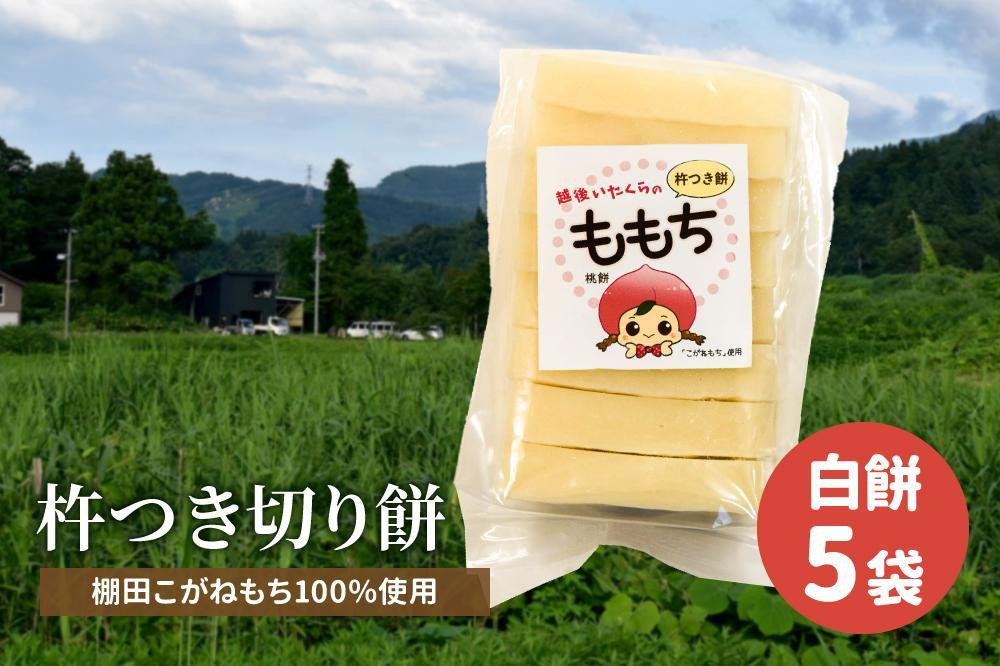 もち 新潟県上越産／棚田こがねもち100％使用 杵つき切り餅セット 餅 おもち もち米 食品 お取り寄せ