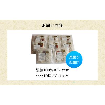 ふるさと納税 南九州市 黒豚100%ギョウザ(10個入×8パック) |  | 03