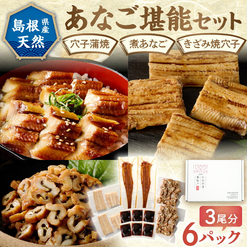 【ふるさと納税】浜田のあなご堪能セット 時短 穴子 魚介類 魚貝類 海の幸 蒲焼 簡単調理 レンジでチン 湯煎 小分け セット 詰め合わせ ふるさと納税 あなご ふるさと納税 魚 【156_2011】