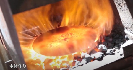 フライパン 約24cm 手作り 手打ち 鍛造 たんぞう 日用品 料理 料理道具 長野県 伊那市 【053-05】