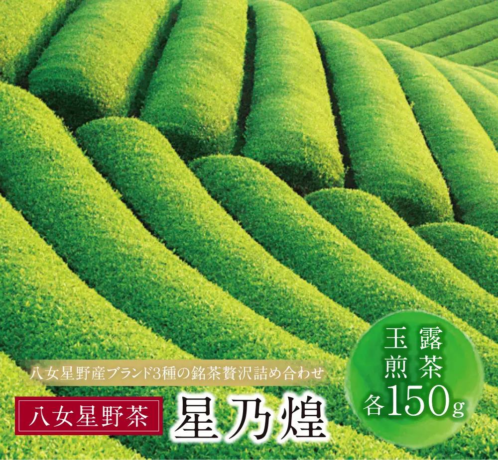 Z26-07 八女星野「星乃煌」(玉露・煎茶 各150g) 緑茶