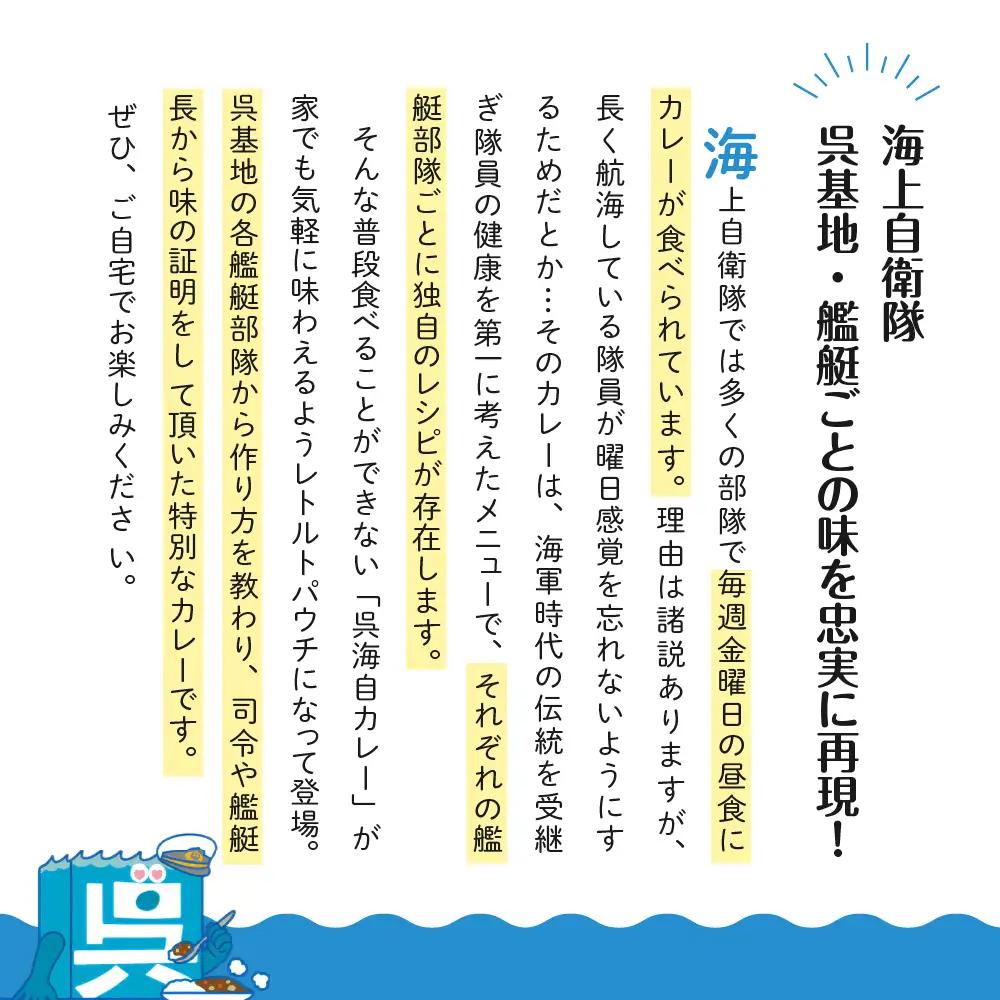 呉海自カレー レトルトカレー 4種詰合せ（C） けんりゅう 他　海軍カレー ビーフカレー レトルトパウチ 常温保存 非常食 ご当地カレー 広島県 呉市 送料無料 ku051-007-r