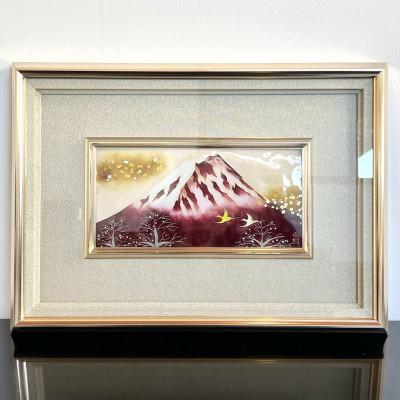 ふるさと納税 あま市 七宝額絵《飛翔文様富士》 |  | 02