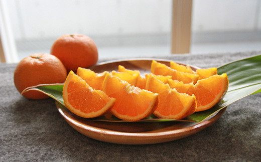 オレンジのようにスマイルカットにすると家族みんなで食べやすくなります。