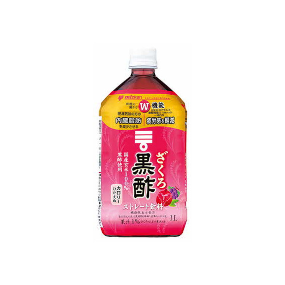 
            ざくろ黒酢 ストレート1L 6本
          