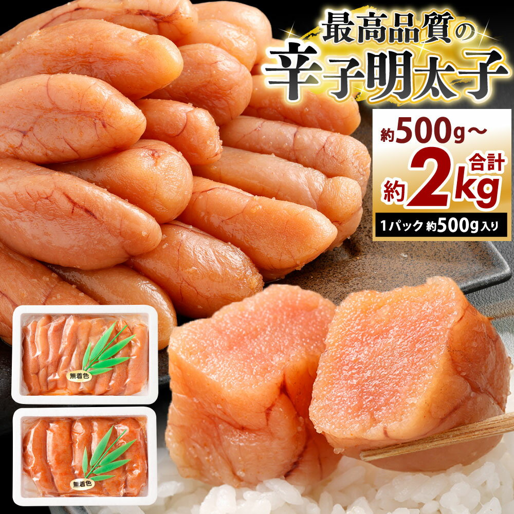 【ふるさと納税】最高品質の辛子明太子 選べる内容量 約500g / 約1kg / 約1.5kg / 約2kg こだわり抜く頑固親父が｢船内処理原卵｣を天然岩塩｢2億年の眠り｣で熟成 めんたいこ 真子 魚卵 原卵 二億年の眠り 旨みあふれる 本格派 ご飯のおとも 肴 晩酌 トッピング 冷凍