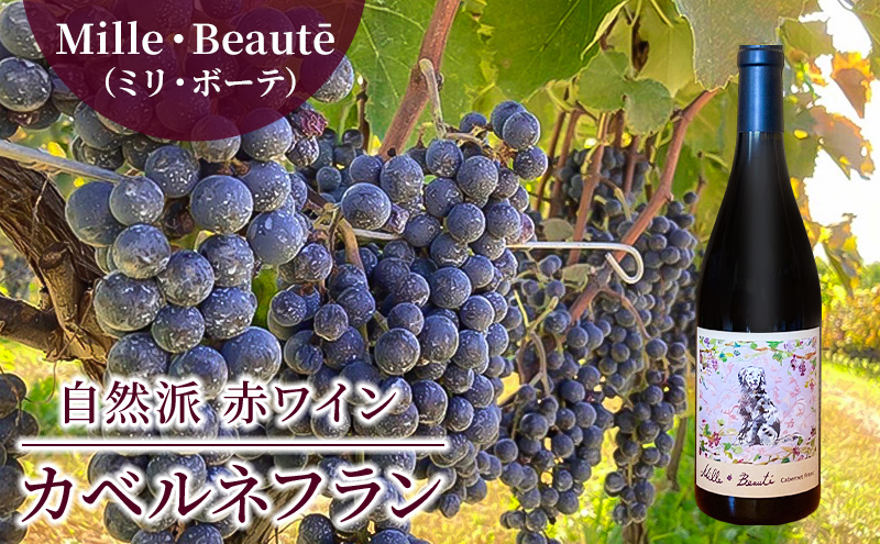 Mille・Beaute（ミリ・ボーテ）カベルネフラン 無濾過 赤ワイン