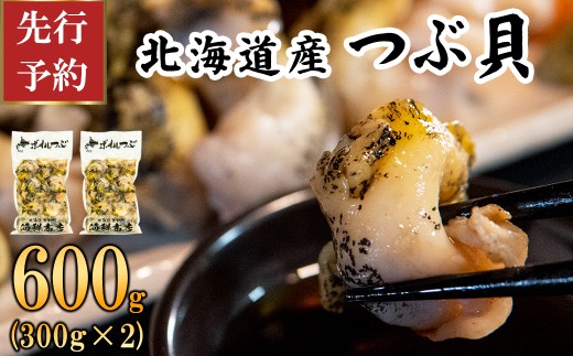 【先行予約】北海道鹿部町産 訳あり ”前浜ボイルつぶ ”600g （300g×2袋）つぶ貝 ツブ貝 つぶ ツブ 北海道産 刺身 おつまみ 珍味 晩酌 海鮮 海産
