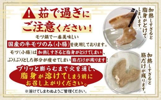国産牛 もつ鍋 12人前 ちゃんぽん 2つの味が楽しめる濃縮スープ付 （醤油味＆みそ味）