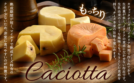 100％県産生乳！イタリア出身の職人が作るカチョッタチーズ3種（プレーン、スイートパプリカ、サフランと黒胡椒） [aw128-a007]