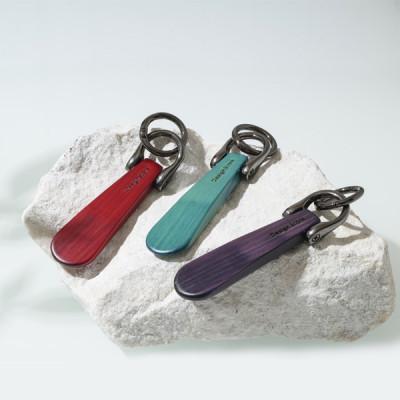 ふるさと納税 能美市 【THE EASTON】靴べらタイプ キーホルダー山中塗(ターコイズブルー)マグネット付 |  | 01