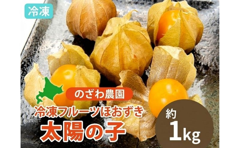 
                  冷凍フルーツほおずき 約1キロ 冷凍 太陽の子 北海道 日高町 
                