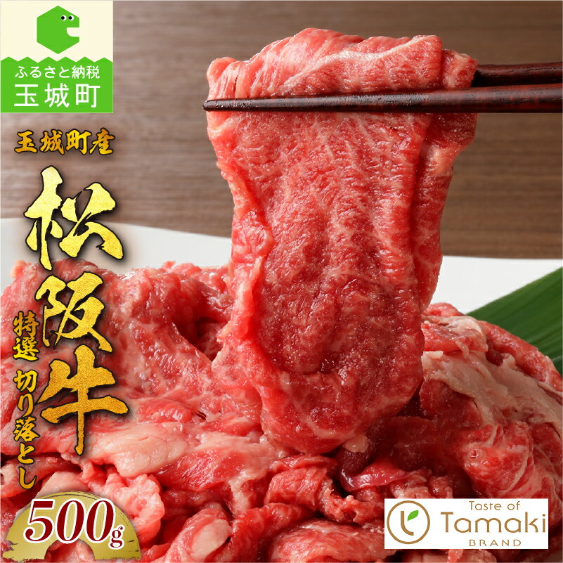 【ふるさと納税】松阪牛 特選切り落とし 数量限定 肉 牛肉 国産 500g A5等級 贈り物 ギフト プレゼント BBQ お祝い 高級 和牛 日本三大和牛 国産 ミライエ 小林牧場 家庭用 三重県 玉城町産