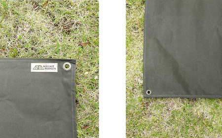 No.405 【フェス・キャンプに最適】帆布グランドシート ／ シート キャンプ用品 パラフィン加工 防水シート 敷物 幕 雨よけ ハトメ付き グランドマット 大阪府