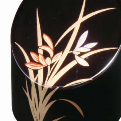 ふるさと納税 海南市 紀州漆器 漆芸 蒔絵 文鎮 竹型 溜 らん |  | 01