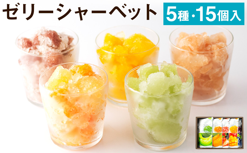 ゼリーシャーベット15個セット【メロンドーム】《2026年4月下旬発送開始》