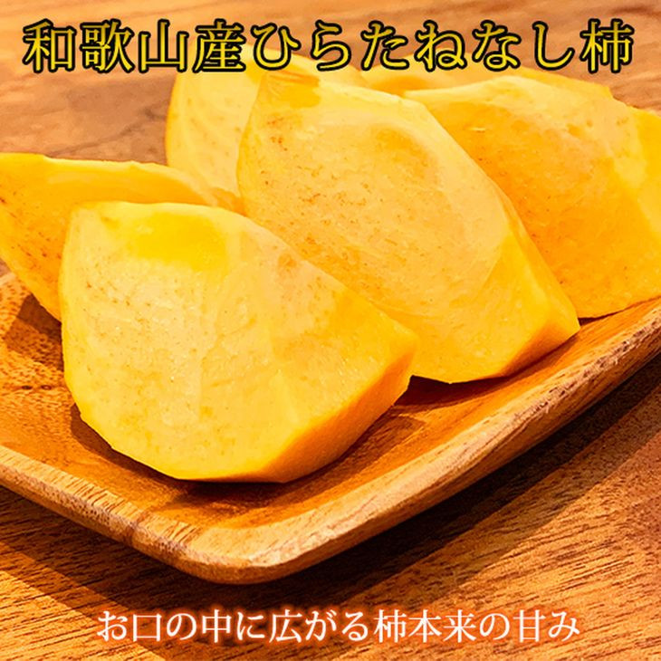 
和歌山秋の味覚 平核無柿（ひらたねなしがき） 約2kg 化粧箱入 ※2025年10月上旬～10月末頃に順次発送予定 ※沖縄・離島への発送不可
