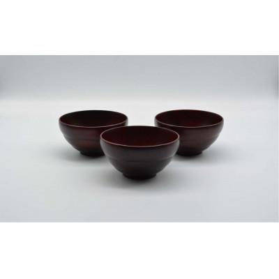 ふるさと納税 高野町 キッズ椀　茜　3個入　A4100